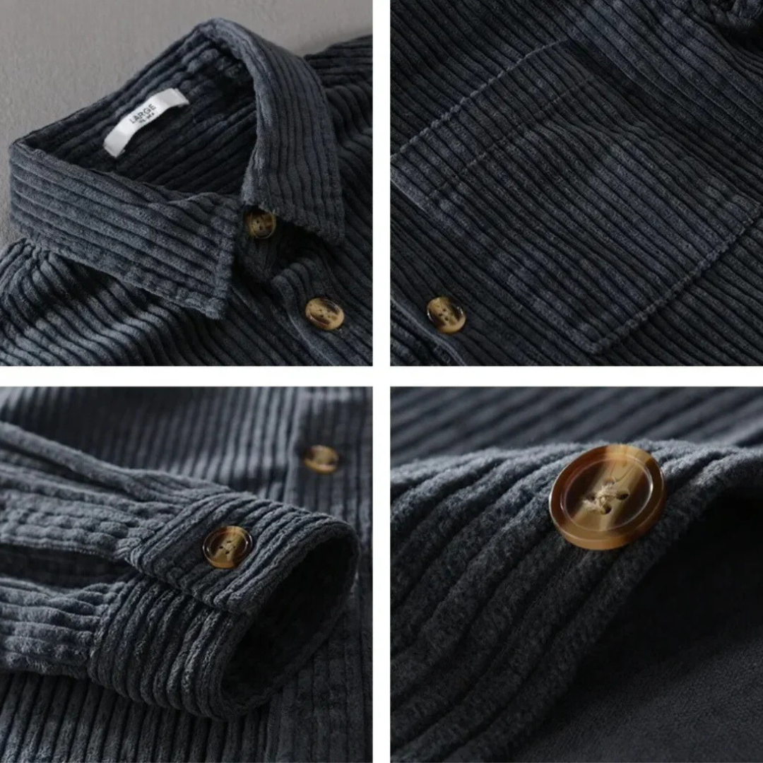DUDLEY | Casual Fløjlskjorte – Komfort, Stil og Tidløs Elegance