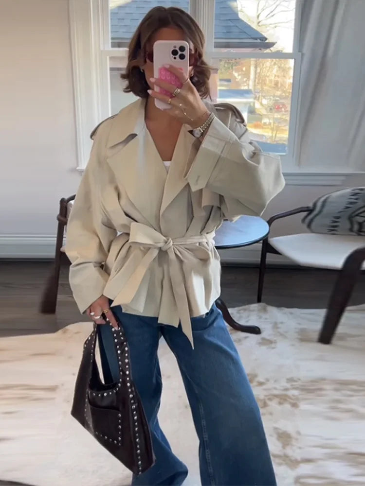Melody™ | Løs Kort Trenchcoat