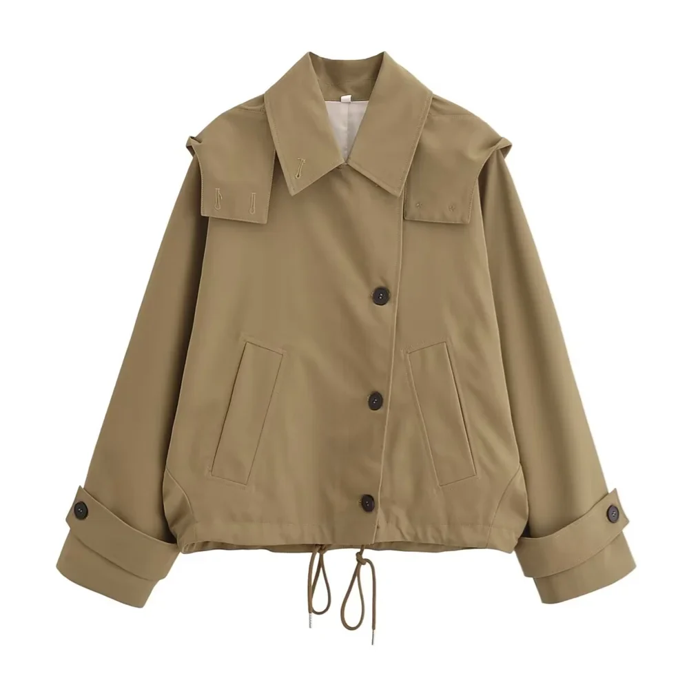 Mala™ | Komfort og Stil i Én Khaki Jas