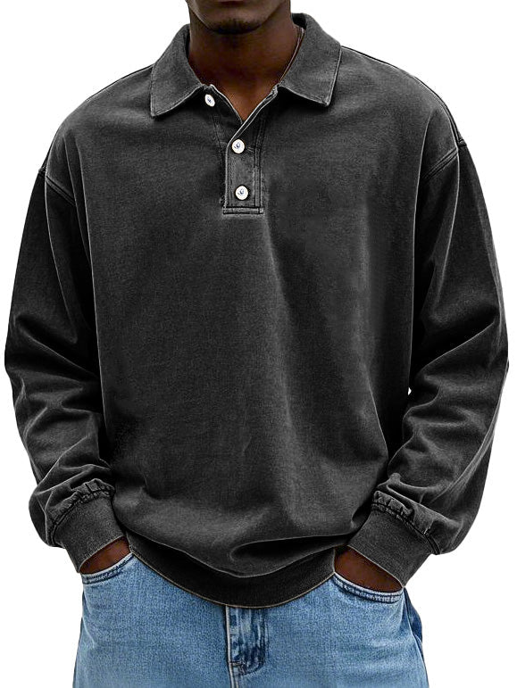 Maxime | Stilfuld Langærmet Polo Shirt