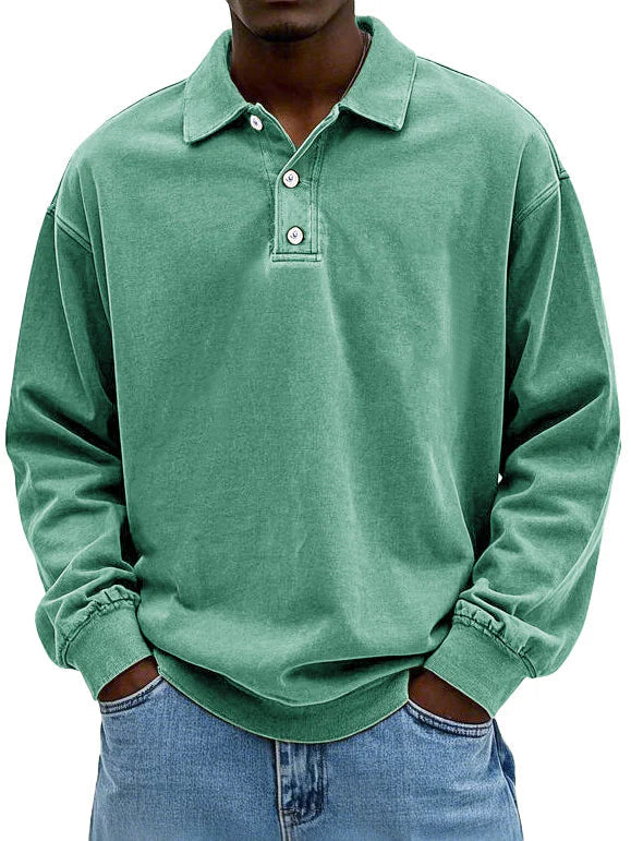 Maxime | Stilfuld Langærmet Polo Shirt