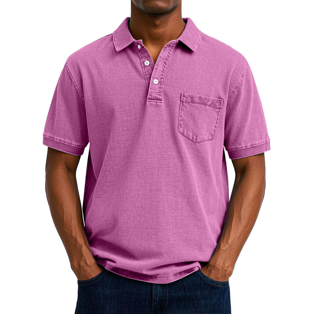 Maxime™  | Vintage Casual Polo Skjorte til Mænd