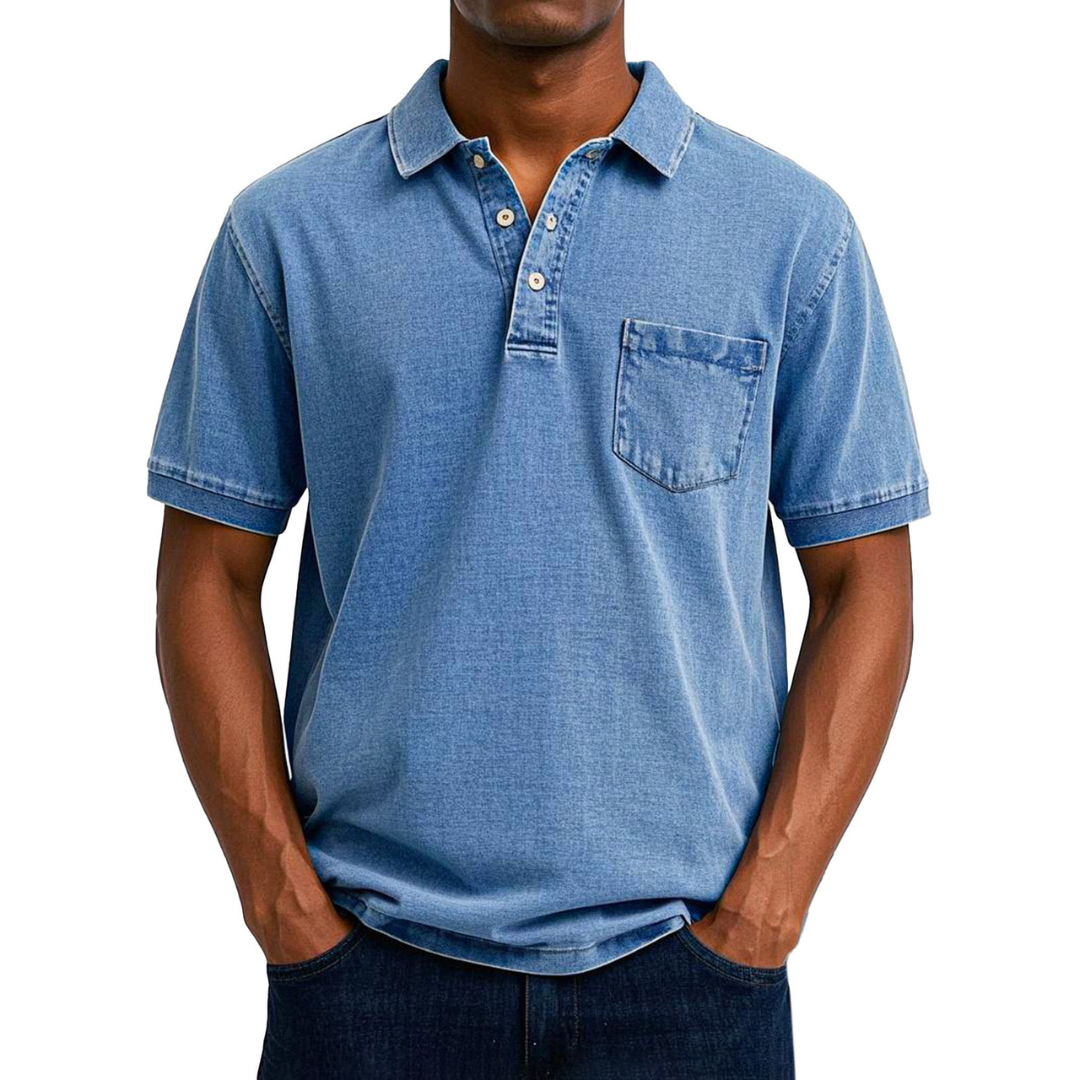 Maxime™  | Vintage Casual Polo Skjorte til Mænd