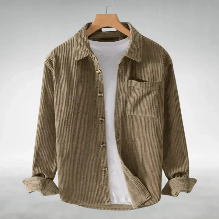 DUDLEY | Casual Fløjlskjorte – Komfort, Stil og Tidløs Elegance