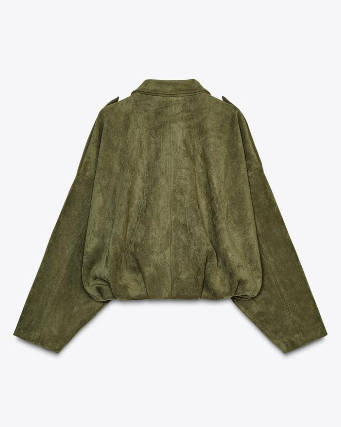 Mette™ | Suede Bomberjakke