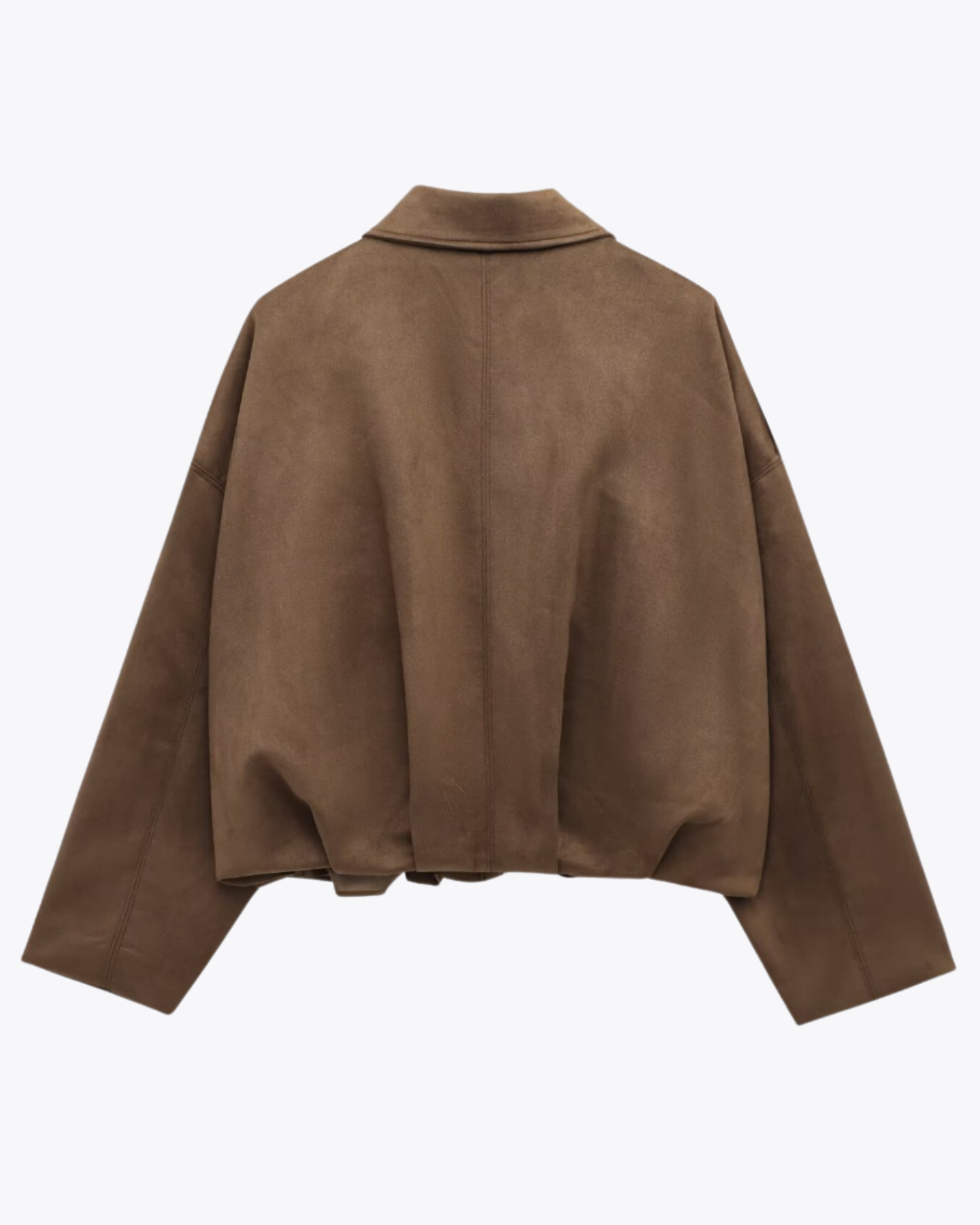 Mette™ | Suede Bomberjakke