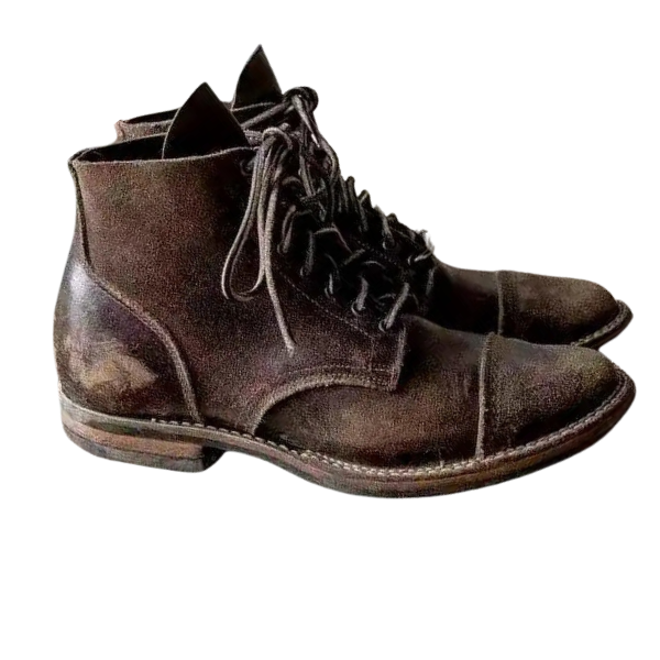 Vesterlund™ | Vintage Snørestøvler i Læder