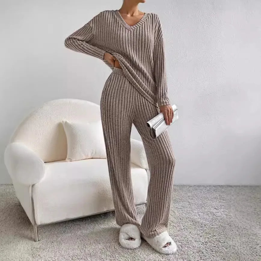 Ella™ | Elegant Strikket Todelt Damesæt
