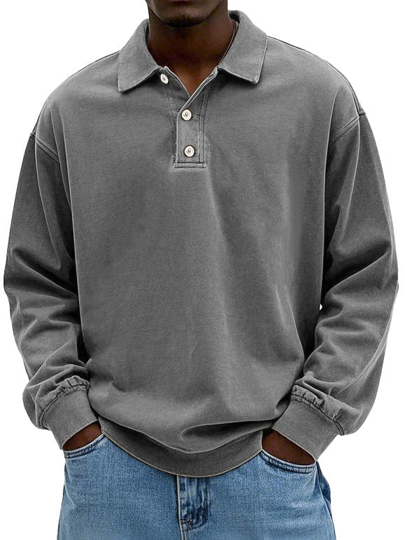 Maxime | Stilfuld Langærmet Polo Shirt
